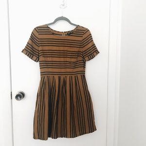 Madewell broadway and broome striped dress